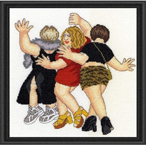 Beryll Kochen - Mädchen Nacht aus - Kreuzstich Set von Bothy Threads