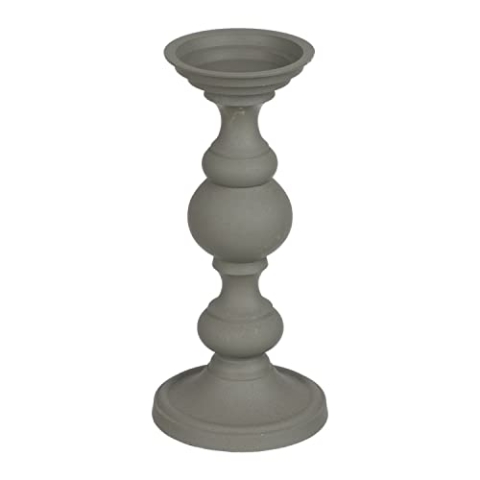 Teelichthalter aus Aluminium, Grün, 15 x 15 x 32 cm