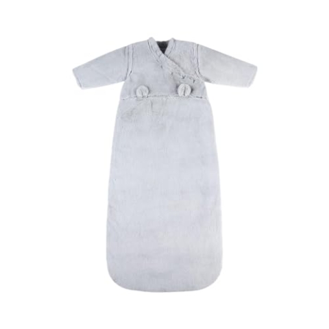 NOUKIES - Gigoteuse Hiver 6-24 Mois (90-110 cm) - Gigoteuse TOG 2 à 3,5 - Fermeture Zippée - Polyester/Coton - Groloudoux Gris