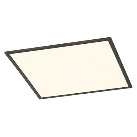 Trio Leuchten LED Deckenleuchte Phoenix 674016232, Metall Schwarz matt, Acryl Weiß, inkl. 31 Watt LED