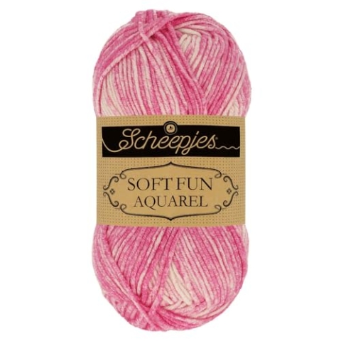 Scheepjes - Scheepjes 803 Blumenlandschaft Softfun Wasserfall Garn - 1x50g