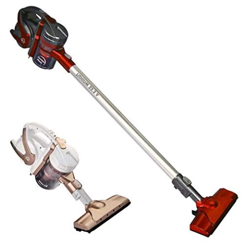 DCG bs5070, WeGeek, Zyklon-Staubsauger, kabellos, Lithium-Ionen-Akku, rot