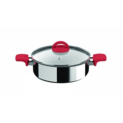 Mepra SPA 30133124S7 Eco-CER Schmorpfanne, 24 cm, Rot