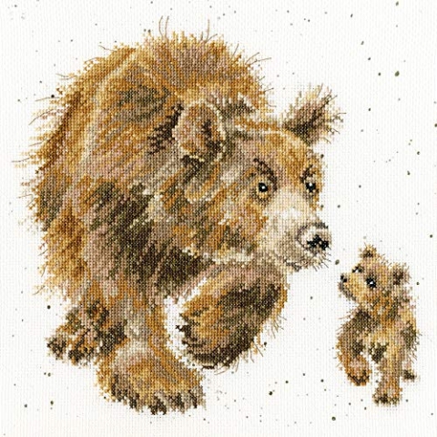 Bothy Threads Kreuzstich-Set In meine Fußstapfen treten, 26x26cm, XHD56, Zählmuster