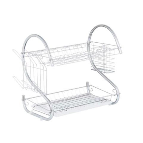 Kinvara Abtropfgestell für Spüle, weiß, 45,5 x 24,5 x 37,5 cm
