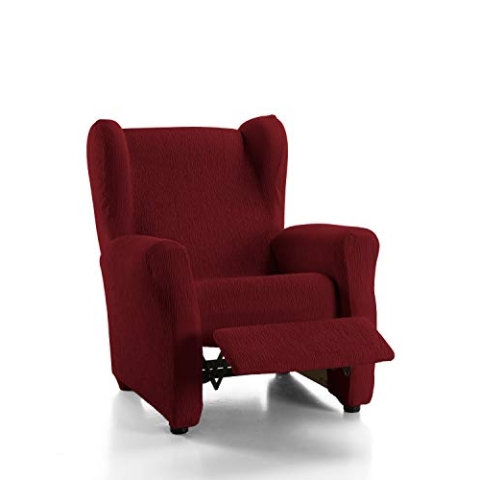 Martina Home Emilia Tasche Sessel Relax, Stoff, Bordeaux, 33 x 8 x 42 cm