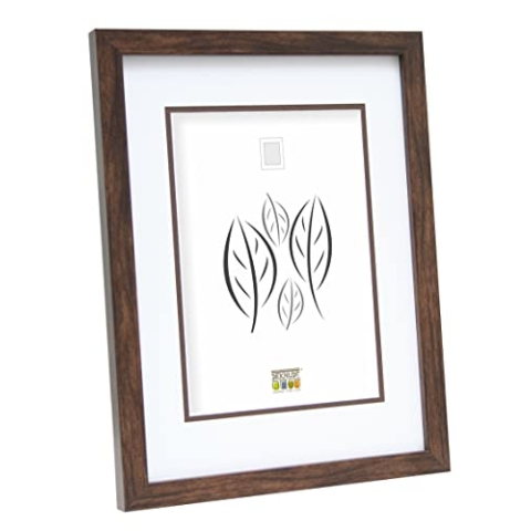 Deknudt Frames Bilderrahmen mit Aufsteller Größe (Bild): 18 cm H x 13 cm B, Farbe: Braun