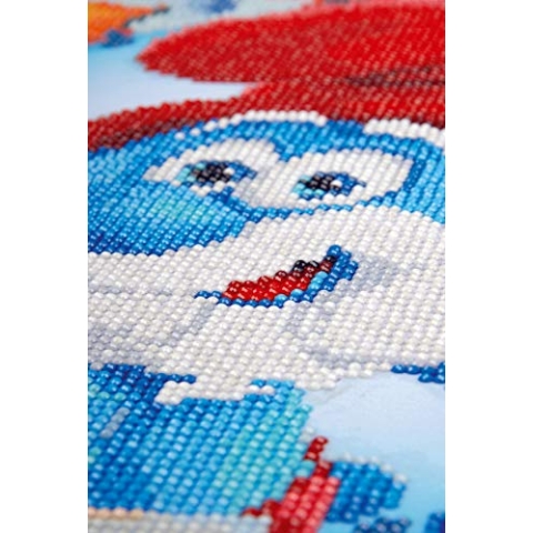 VERVACO (3PL) PN-0185221 Diamant-Art-Set Smurf, Die Schlümpfe Papa, Einheitsgröße