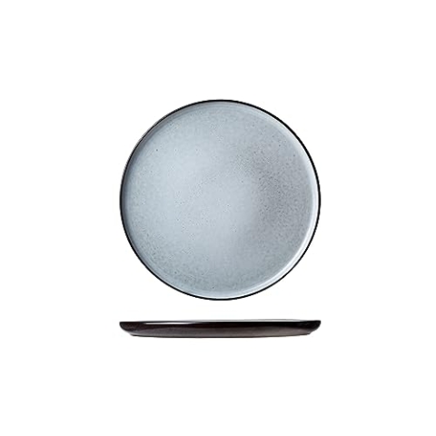 Cosy & Trendy Flacher Teller, Himmelblau, Durchmesser 27,5 cm, 4 Stück