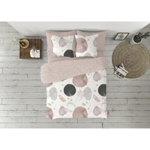 Pierre Cardin Edesia Bettwäsche-Set, Rosa, für 150 cm breite Betten, 3-teilig
