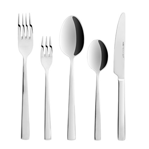 Dajar Besteck-Set Prato 30tlg, Stahl, Silber, 42 x 24 x 5 cm, 30-Einheiten