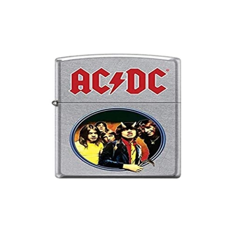 Zippo Feuerzeug, Messing, Street Chrome - AC/DC - Highway to Hell, 5,83,81,2, 72