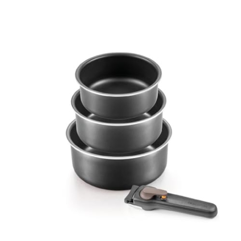 Tescoma Kasserollen-Set mit abnehmbarem Griff VARIO, 4-teilig