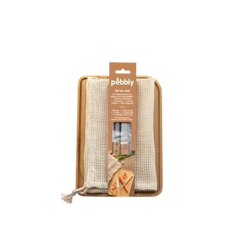 Pebbly NBA184 Kochset, Bamboo, Natürlich
