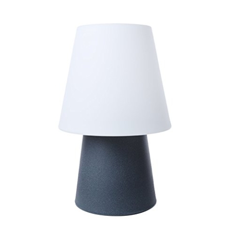 8Seasons 32525L LED, Plastik, 6 W, anthrazit, höhe 60 cm, Durchmesser 39 cm