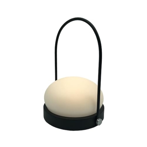 Lumisky Tischleuchte, kabellos, Metallgriff, LED, warmweiß, Höhe 22 cm