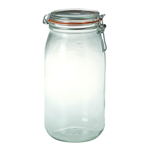 Le Parfait 1652075 Einmachglas, 3 l, 10 cm (Durchmesser), 3 Stück