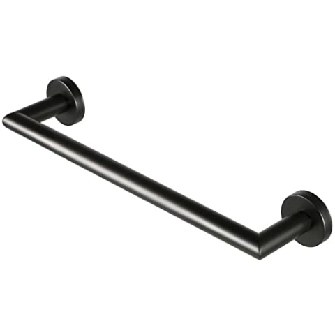 Geesa Nemox Wannengriff, Haltegriff aus Edelstahl, Farbe: Schwarz, 349 x 49 x 75 mm