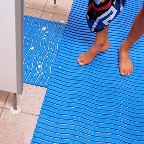 Notrax® Soft-Step™ Hygienische Anti-Rutsch Matte für leichte Beanspruchung 60cm x 15m Blau