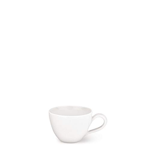 Alessi Mami“ Mokka-Obertasse 6 Stück aus weißem Porzellan 6,5cm, 6er-Set, 6
