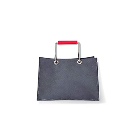 Vacavaliente Tasche, Recyceltes Leder, Frosted Grey