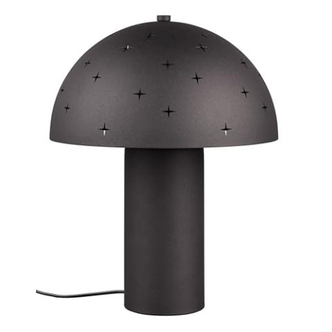 Reality Leuchten Tischleuchte Seta R51361032, Metall Schwarz matt, exkl. 1x E14