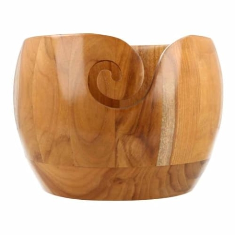 Scheepjes - Scheepjes Teak Holz (17.5x12cm) Handgemachte Poliert Garn Schüssel - 1 Stück