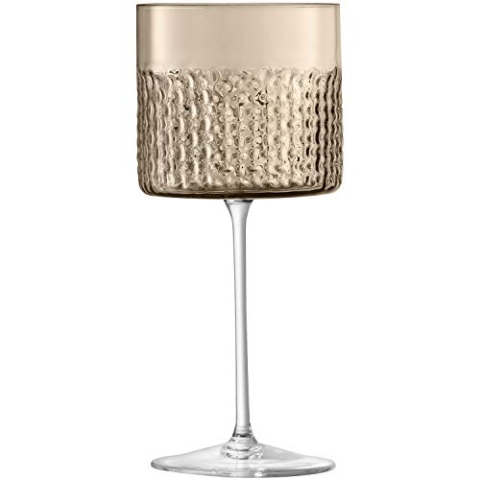 LSA Wicker Weingläser 320ml Taupe x 2