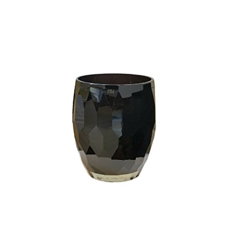 Onno JEWEL Duftkerze, Glas, schwarz, 14,5cm
