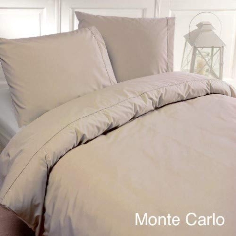 Papillon Monte Carlo Bettbezüge Sand, Baumwolle, Zand, 140 x 200/220 cm
