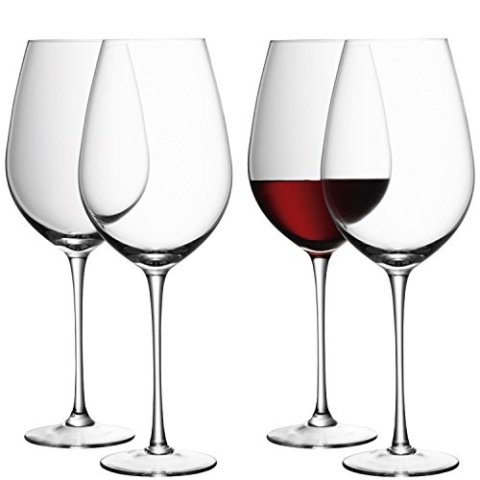 LSA International Wine Rotweinkelch 850ml Klar x 4