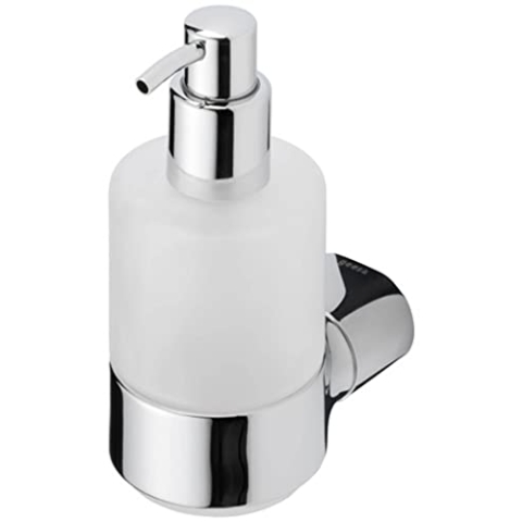 Geesa Wynk Seifenspender, Inhalt: 200 ml, Farbe: Chrom, gefrostetes Glas, 68 x 147 x 105 mm