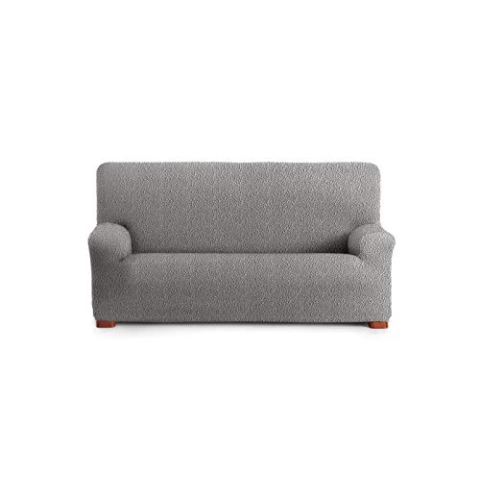 Eysa 3D Sofaüberwürfe, Lycra, HELLGRAU, 2 SITZER