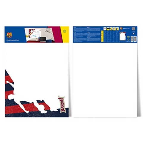 Imagicom boardwbar02 Tafel Sticker, Typ Spieler Barcelona, PVC, Weiß, 0.1 x 49 x 68.5 cm