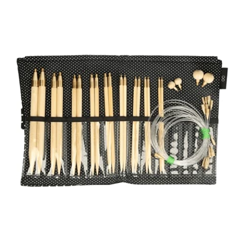 Seeknit KA57829-04 Rundstrick Set, Bamboo, Schwz, Mittelgroße/Große