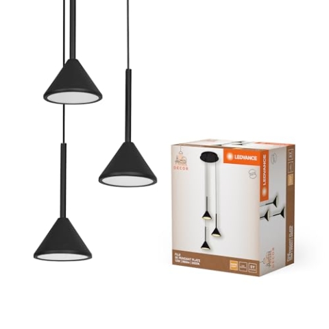 LEDVANCE Decor Fuji 3XPendant PL 13W 930 Black