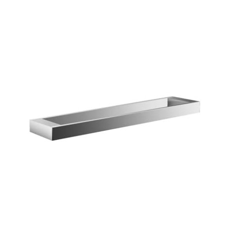 Emco Liaison Badregal, Relingsystem, zum Bohren, 468 mm breit, Metall chrom, für Badaccessoires – 186600146