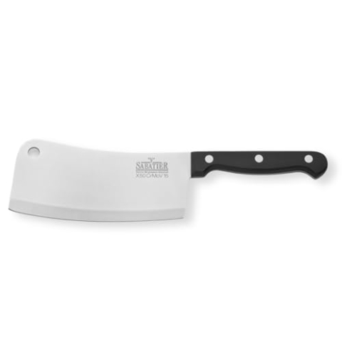 Richardson Sheffield V SABATIER Hackmesser | 17 cm lange Klinge | gehärteter Klingenstahl | rostfrei und extrem scharf | Hackbeil | Profi Messer | Kochmesser | Universalmesser