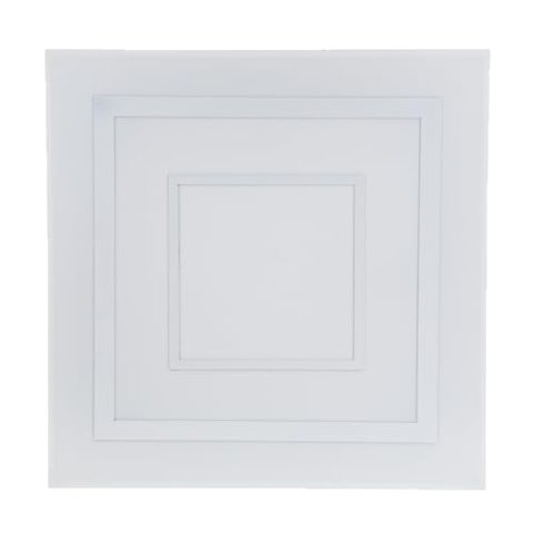EGLO LED Panel Albarca, dimmbare Deckenleuchte, Aufbauleuchte für Schlafzimmer, Flur und Wohnzimmer, Deckenlampe aus Aluminium und Kunststoff in Weiß, warmweiß-kaltweiß, 44x44 cm