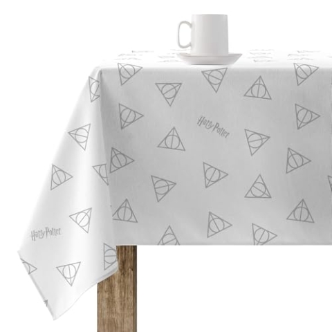 Belum Tischdecke, harzbeschichtet, 300 x 140 cm, fleckenabweisend, Modell Deathly Hallows 04, Tischdecke aus Baumwolle