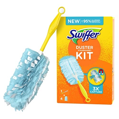 Swiffer - Swiffer 1 Griff & 4 Staubschutzjacken Staubtuch Anlasser Bausatz - 1 Bausatz