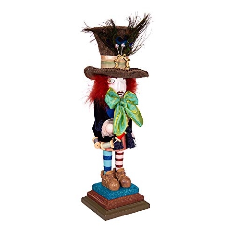 Kurt S. Adler, Inc. HA0381 Kurt Adler Hollywood Mad Hatter Nussknacker, 45,7 cm, Mehrfarbig, Standard