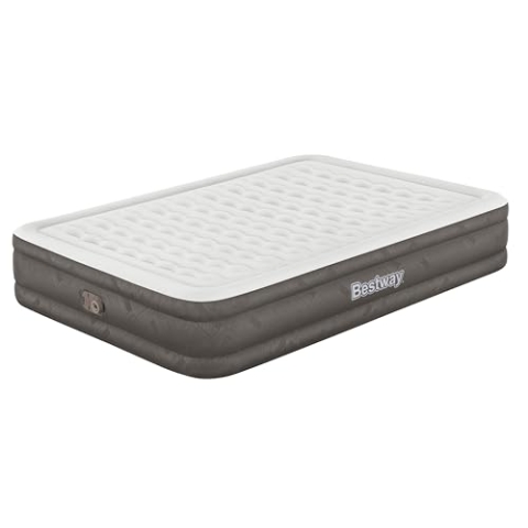 Bestway Fortech Luftbett mit integrierter Elektropumpe Double XL/Lo 203 x 152 x 36 cm