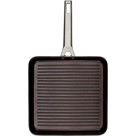 IBILI - Grillpfanne Titan, 28 cm, Aluminiumdruckguss, Anti-Haft, geeignet für Induktion