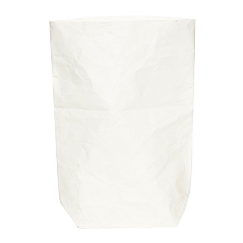 Furniteam Aufbewahrungsbox, Pflanztopf, Laudry Bag, groß, waschbar Papier (Handwäsche, Chemische in der Luft), weiß, 30 x 16 x 62 cm