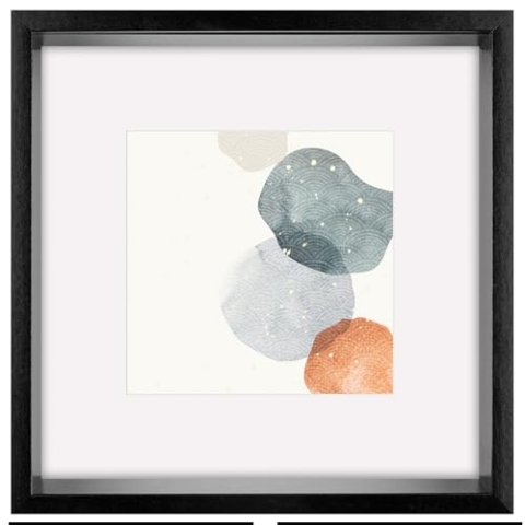walther design Shape 3D Bilderrahmen, schwarz, 50 x 50 cm