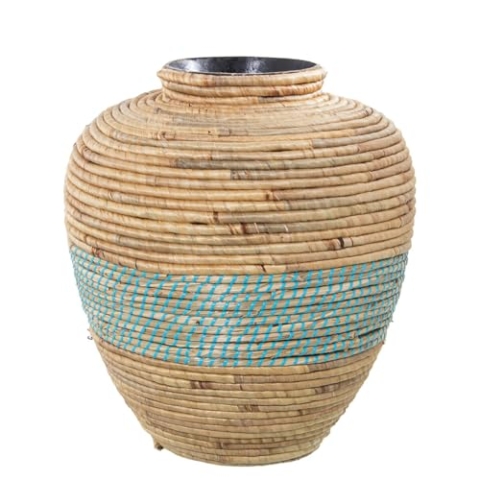Alexandra House Living Vase Seegras 35 x 35 x 37 cm