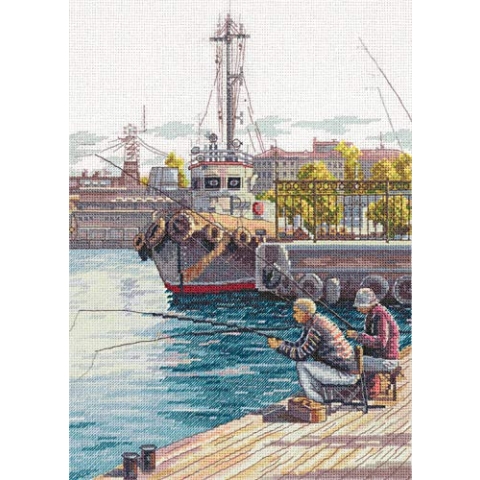 PANNA GM-7114 Kreuzstichset, Mehrfarbig, 21x29.5cm