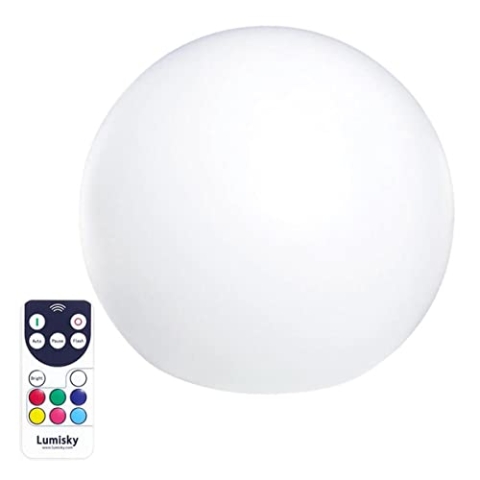 Kabellose schwimmende LED-Leuchtkugel, mehrfarbig D40CM BOBBY C40