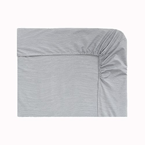 Spannbettlaken, feine Streifen, aus Polyester, 160 x 200 cm, Welle